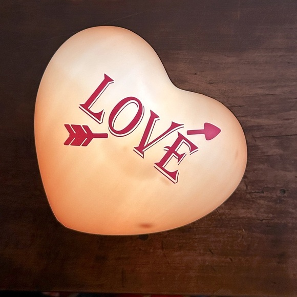 Heart-Shaped Love Light Lamp Love Arrow Pink NEW! - Picture 1 of 14